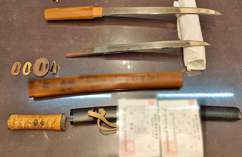 2024年5月23日掲載 東京都男性から、短刀1振 脇差1振を持込買取