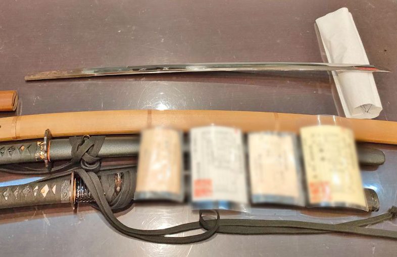 2024年5月26日掲載 千葉県男性から脇差3振 刀1振を持込買取