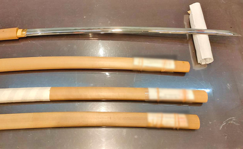 2024年6月1日掲載 東京都男性から、脇差1振 刀2振を持込買取