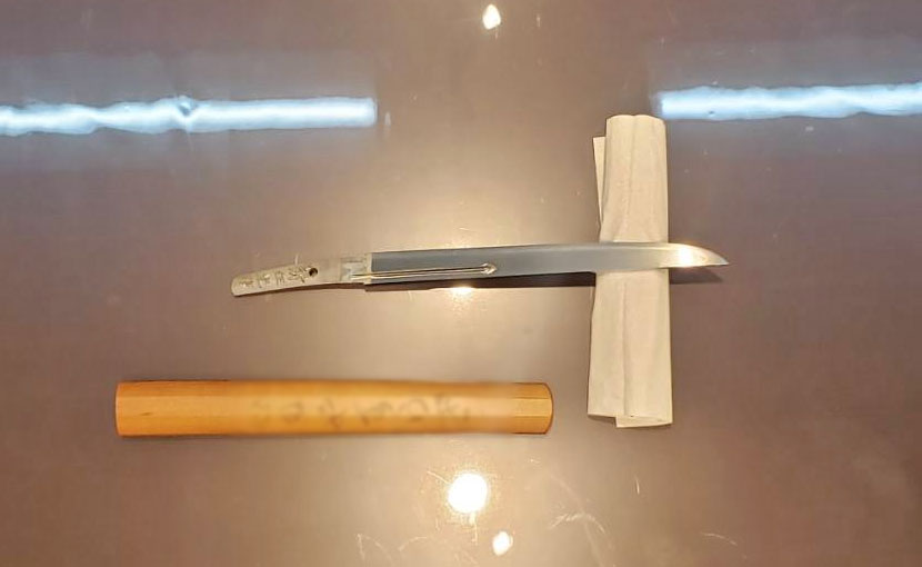 2024年8月10日掲載 神奈川県男性から、短刀1振を持込買取