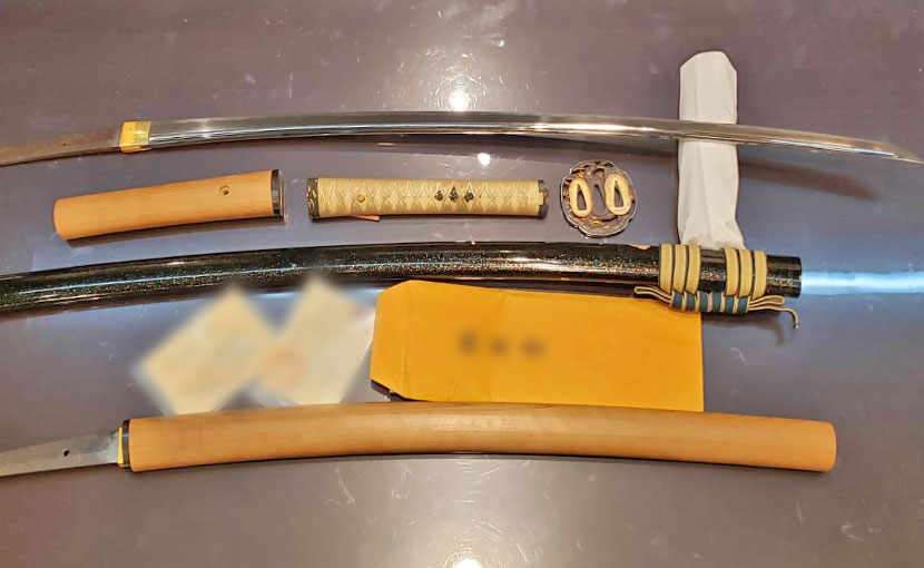 2025年1月29日掲載 千葉県女性から、脇差1振 刀1振を持込買取