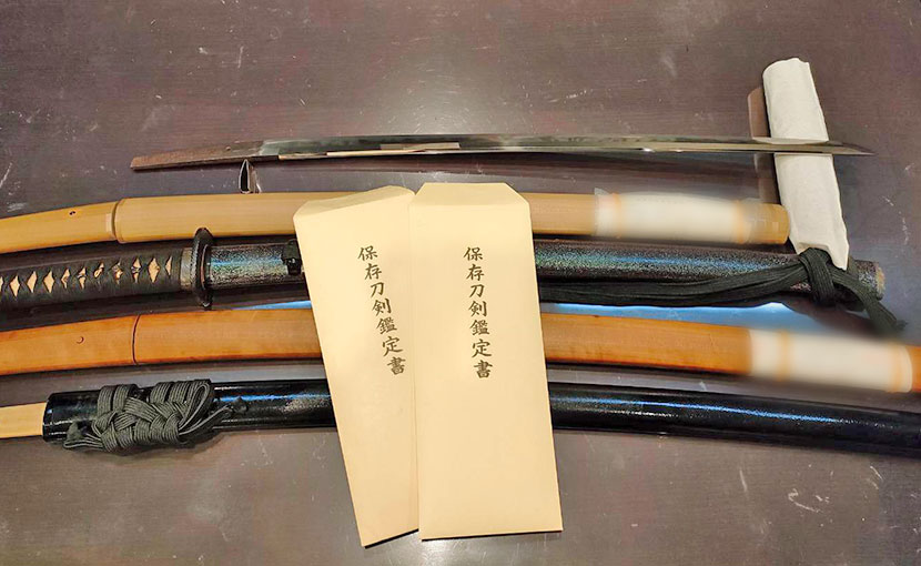 2025年2月7日掲載 神奈川県男性から、刀1振 脇差1振を持込買取