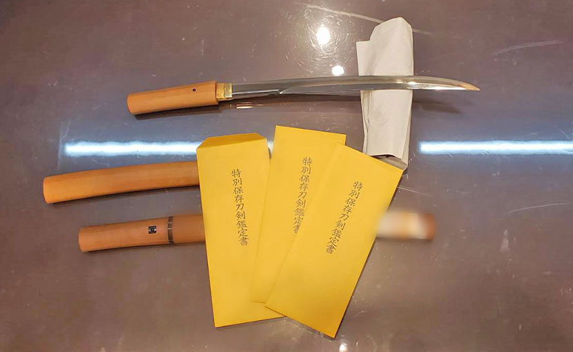 2025年2月28日掲載 茨城県男性から、脇差2振、短刀1振を持込買取