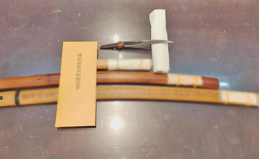 2025年9月8日掲載 鹿児島県 男性から、刀3振 脇差2振 短刀2振を持込買取