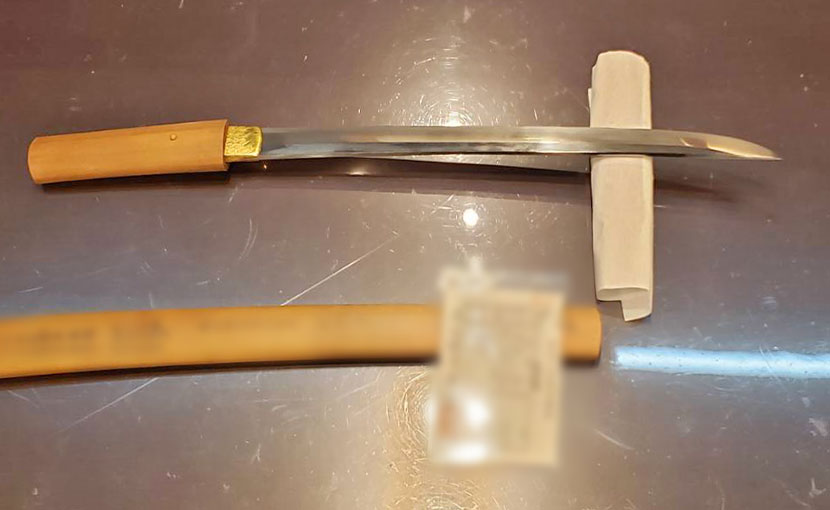 2025年11月6日掲載 東京都男性から、脇差2振 短刀3振 槍2振を持込買取