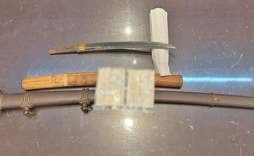 2026年2月3日掲載 神奈川県男性から、刀1振、短刀1振を持込買取